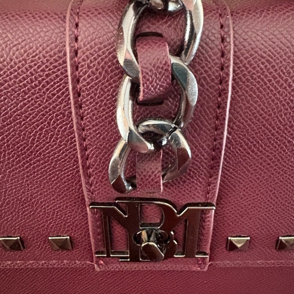 Badgley Mischka Plum and gun metal
Studded Handbag - NWT - Picture 3 of 12